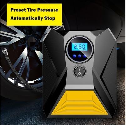 Digital Car Tyre Inflator - Portable Air Compressor Pump