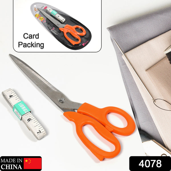 Tailor Scissors with Flexible Measuring Tape – High-Quality Scissors for Tailoring and Home Use.