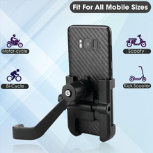 Full Metal Body 360° Rotating Mobile Holder Stand for Bike, Motorcycle, and Scooty – Ideal for Maps & GPS Navigation, Compatible with All Smartphones (1 Pc)