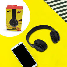 Wireless Bluetooth Headphone – Foldable Over-the-Head Headset with Hands-Free Calling Function (1 Pc)