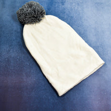 6340 Mens And Womens Skull Slouchy Winter Woolen Knitted Black Inside Fur Beanie Cap.