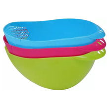 Virgin Rice Bowl - Durable Plastic Strainer for Washing Vegetables, Fruits, and Rice (1 Pc)