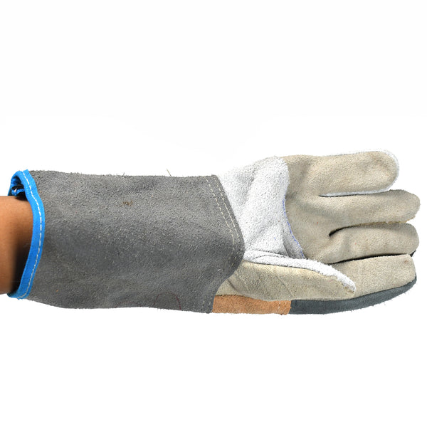 Industrial Heavy Duty Welding Leather Glove – Heat & Abrasion Resistant with Inner Lining (1 Pc)