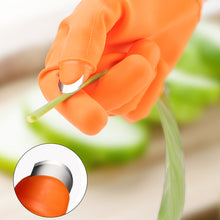 Silicone Thumb Knife Finger Protector Gloves for Cutting, Harvesting, and Gardening (Right-Handed, 1 Pc)