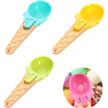 5509 Ice Cream Spoons 2pcs Plastic Water Melon Scoopers With Trigger Dipper And Adults For Summer Party Ice Cream Scoop Food Serving Spoon Kitchen Tools Ice Cream Digging Spoon Household Spoons Cupcake Spoons Aps Fruit Ball Player (2 Pc)