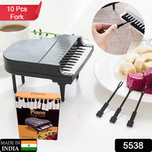 10pcs Creative Piano Fruit Forks Set - Dessert, Fruit & Snack Picking Tools