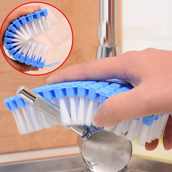 Flexible Plastic Cleaning Brush – For Home, Kitchen, and Bathroom