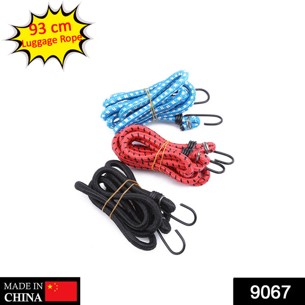 9067 High Strength Elastic Bungee Shock Cord Cables Luggage Tying Rope With Hooks