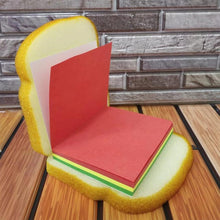 8072 Sandwich Shaped Notepad  Sticky Notes  Memo Pads Unique Mini Notes (Multicolor)