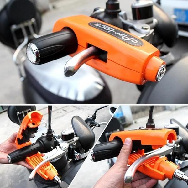 Heavy Duty Bike Brake Lock – Secure Handlebar Locking System with Brake Lever