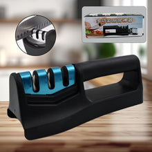 9-in-1 Knife Sharpener with Vegetable Chopper & Fish Scale Remover - Handheld Pocket Knife Sharpener for Kitchen & Chefs