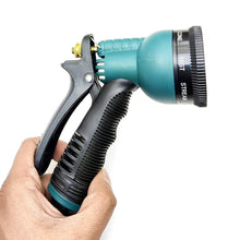 Adjustable 8-Pattern Water Spray Gun - High-Pressure Trigger for Vehicle Cleaning, Garden, Lawn, and Plant Care.