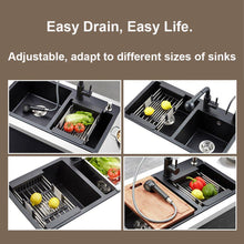2189 Stainless Steel Expandable Kitchen Sink Dish Drainer Wukusy