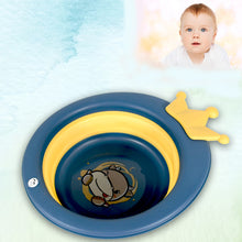 Cartoon Shape Foldable Baby Wash Basin – Space-Saving, Lightweight, Easy Clean for Home Use (33x31cm, 1 Pc)