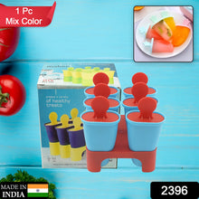 Ice Candy Maker Set (6 Pcs) – Reusable Popsicle, Kulfi & Chocobar Moulds with Sticks