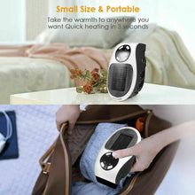 Portable Electric Heater – Mini Fan Heater for Desktop and Household Use