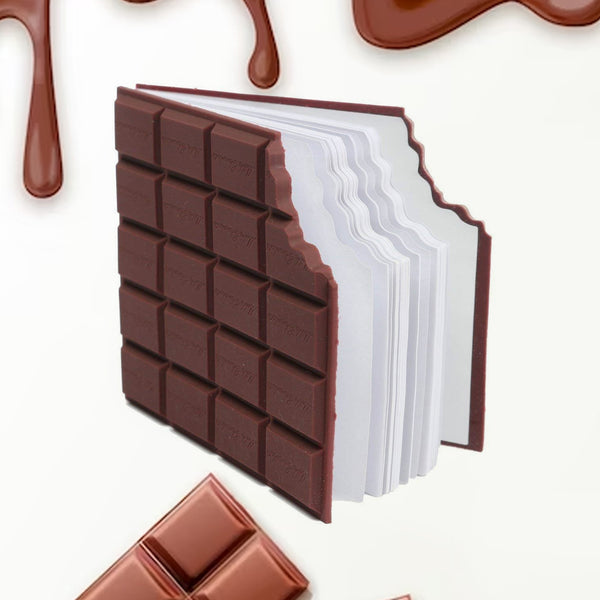 Small Chocolate-Scented Diary – Rectangular Memo Notebook with Plain Pages for Kids