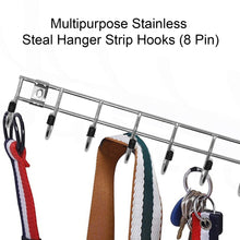 Multipurpose Stainless Steal Hanger Strip Hooks (6 Pin)