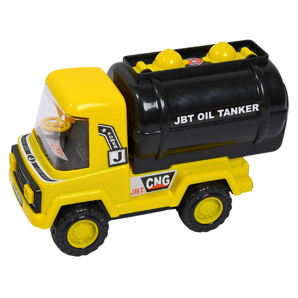 4484 Big Size Heavy Duty Unbreakable Friction Powered With Engine Sound While Running  Non Electric Toy Tempo Oil - Water Tanker Vehicle Truck For Kids Size