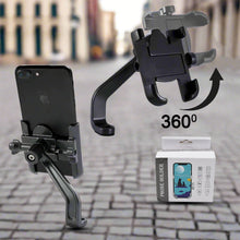 Full Metal Body 360° Rotating Mobile Holder Stand for Bike, Motorcycle, and Scooty – Ideal for Maps & GPS Navigation, Compatible with All Smartphones (1 Pc)