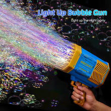 69-Hole Rechargeable Bubble Gun – Powerful Bubble Maker for Kids & Adults with 69 Holes for Maximum Fun