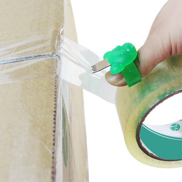 Easy And Portable Finger Tape Cutter For Packing Boxes