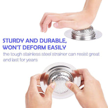 Stainless Steel Sinkwash Basin Drain Strainer (1pc Only)