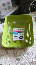 Plastic Kitchen Basket - Multipurpose 20x17 cm Basket for Washing Vegetables and Fruits