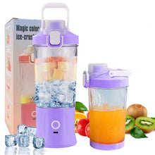 Electric Crusher Juicer with 8 Blades – 600ml, Multicolor