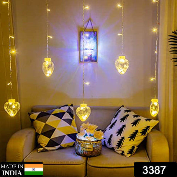 8 Feet 12 Wish Ball LED String Lights – Warm White, Color Box for Home, Diwali, Wedding, and Festival Decoration (Indoor/Outdoor)