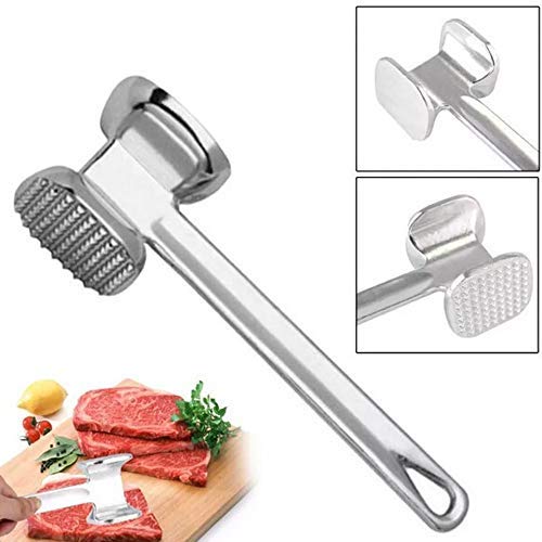 Double-Sided Meat Mallet Hammer - High-Quality Aluminium Tool for Home & Restaurant Use