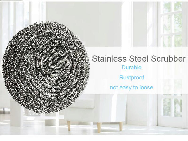 Round Stainless Steel Ball Scrubber