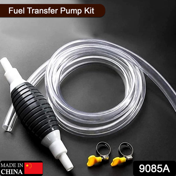 Fuel Transfer Pump Kit – High Flow Siphon Hand Pump for Petrol, Diesel, Oil, and Water Transfer