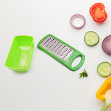 Plastic And Stainless Steel Veg Cheese Mill Grater Standard Collector Box Kitchen Ware With Detachable Storage Container