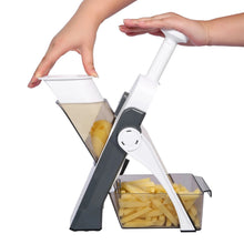 Multi-Functional Adjustable Hand Press Vegetable Chopper for Quick and Easy Food Prep.