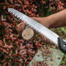 Folding Handsaw Pruning Saw – For Tree Trimming, Camping, Gardening, Hunting, Cuts Wood, PVC, Bone (1 Pc)