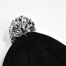 6341 Mens And Womens Skull Slouchy Winter Woolen Knitted Black Inside Fur Beanie Cap.