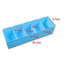 Clear Plastic Dividers Tray Organizer - Bead Storage Tray