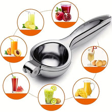 Premium Lemon Squeezer Large Heavy Duty Handheld Juicer For Lemon Stainless Steel Hand Press Citrus Juicer (1 Pc)