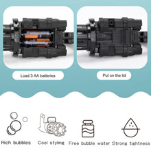 8-Hole Battery Operated Bubbles Gun Toys For Boys And Girls