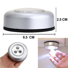 3-LED cordless touch light for wardrobe & wardrobe stick tap lamp