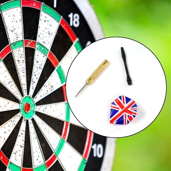 3-Piece Dart Set for Dartboard, Indoor & Outdoor Game for Kids and Adults, Includes 3 Darts