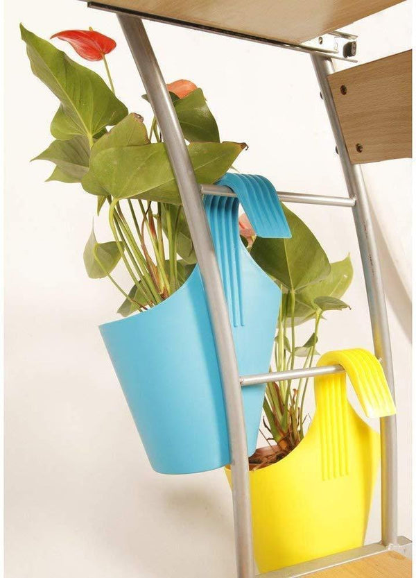 Plastic Hanging Planter Pot Multicolour