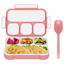 4-Compartment Leak-Proof Lunch Box - Ideal for School & Office Use