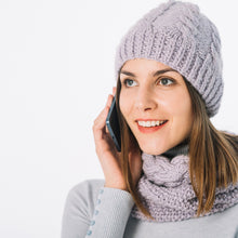 Cap For Winter Woolen Knitted Black Inside Fur Caps