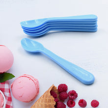 5349 Food Plastic Spoon Set Plastic Table Spoon Set Plastic Tea Spoon Coffee With Abs Plastic Heat-resistant Spoon (6 Pc Set )