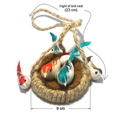 Artificial Jute Hanging Bird's Nest Jhumar for Home Decor