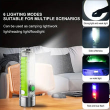 Pattern Flashlight Usb Flashlight Rechargeable Led Torch Light (1 Pc)