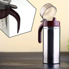 8128 Oil Dispenser Stainless Steel With Small Nozzle 750ml