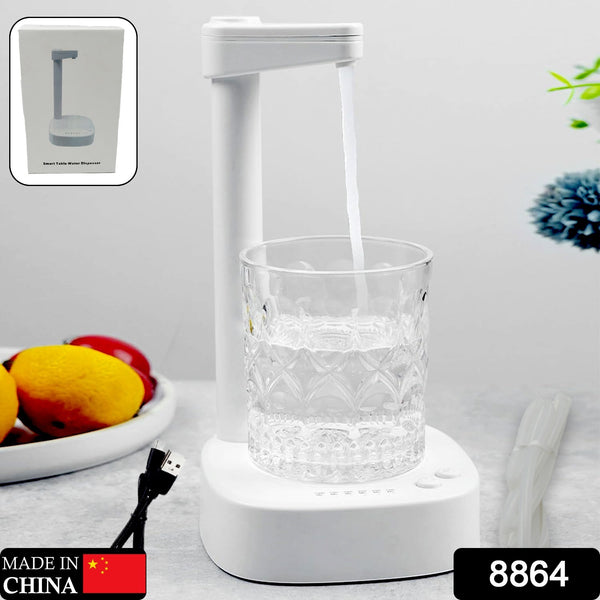 USB Charging Desktop Water Bottle Dispenser - Intelligent One-Button Pump for Home, Office & Outdoor Use